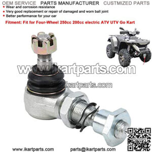 Adjustable Ball Joint with Gasket Kit Swing Arm Fit for 4 Wheel 250cc 200cc Electric ATV UTV Go Kart Replacement Suspension Ball Joints