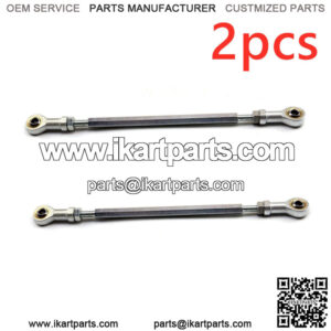 2Pcs Universal 11" x 5/16 Tie Rod Steering Joint Kit Set Go Kart Off Road Cart