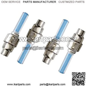 4Pcs Mini Neon Bike Spoke Light LED Bicycle Taillight Motocycle Wheel Light Tire Valve Caps Flash Spoke Neon Lamp Cycling Accessories(Blue)