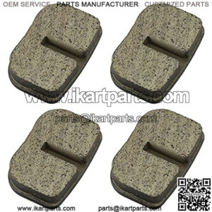 Rear Disc Brake Pads for 97cc 2.8HP Motorsports Doodle Bug DB30 (Blitz, Dirt Bug, Racer) Classic Electric Razor MX500 Mini Bike 33 43 47 49cc Mini ATV Gas Scooter Dirt Pocket Bike 4 Pack