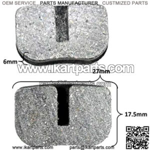 Brake Pad Set Baja, Coleman, Hammerhead, Monster Moto, Trailmaster Go Karts and Mini Bikes