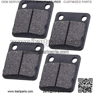 Rear Disc Brake Shoes Pads, ATV Go Kart Disc Brake Pad shoes Compatible with ATV Quad Dirt Pit Bike Go Kart Dune Buggy 50cc (2 Pack)