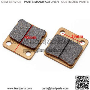 Rear Disc Brake Shoes Pads, PRO BAT, ATV Go Kart Disc Brake Pad shoes fit ATV Quad Dirt Pit Bike Go Kart Buggy 50cc 70cc 110cc, Black