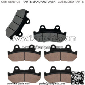 Front And Rear Brake Pads for Honda GL1100 GL1100A GL1100I Gold Wing 1100 82-83