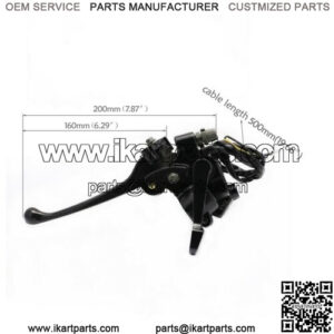 Thumb Throttle Brake Lever Dual Cable ATV QUAD for 7/8" Handle Bar Go Kart Buggy