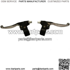 Pocket Bike Parts Brake Levers Set Mini Bike Parts Mini Quad Parts 47cc Brakes