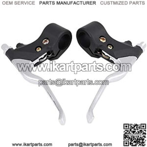 Brake Handle Levers 22mm 7/8in Universal Bicycle Handlebar Brake Levers Aluminum 1 Pair Left and Right Brake Levers for 47cc 49cc Mini Pocket Dirt Bike ATV