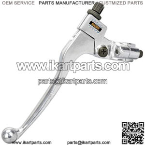 Silver Brake Clutch Handle Lever for CT100U CC100X Mini Trail Bike 98cc 3HP 196cc 200cc Extreme Mini Bike 22mm 7/8" Handler bar Parts