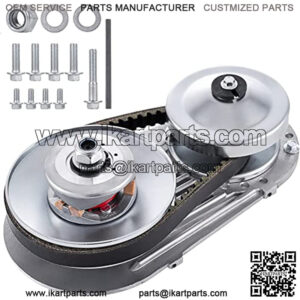 30 Series Go Kart Torque Converter Kit 3/4" Bore for Predator 212CC, 10T #40/41 and 12T #35 Chain, Go Kart Clutch Comet TAV2 Engine Drive Replacement Set