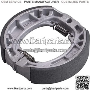 BRAKE PAD SHOE Compatible with 6.5 Hp 196cc MB165 MB200 BT200X CT200U Motorsports Mini Bike CRF70 TaoTao GY6 49cc 50cc Scooter Moped ATV