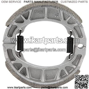 Brake Drum Ceramic Aluminum Alloy 105mm Brake Drum Aluminum Alloy Replacement for BT200X CT200U Motorsports Mini Bike CRF70 Brake Shoe Brake Pad