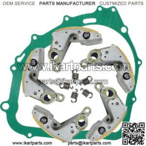 Wet Clutch Shoes W/Gasket for Suzuki LTA700X Kingquad 700 2005-2007 Centrifugal