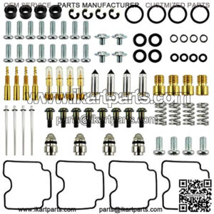 Carburetor Repair Kit, Fit for Suzuki GSX600F GSX 600 600F Katana 1998-2006, for 1998?C 2006 GSX600F Katana, Replace 26-1694,5% coupon applied at checkout,with coupon