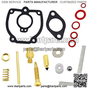 Lelecar Carburetor Repair Kit for IH International Harvester and Farmall M MV MTA O6 W9 WR9 300 350 400 450 460 544 560 656 660 706 756 766 806 2544 Super H Super M Tractor 0236821 BK12V 47387DB