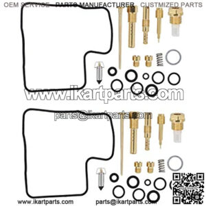 Pack of 2 Carburetor Rebuild Carb Repair Kits for Shadow ACE 1100 Shadow Aero Sabre Spirit VT1100C VT1100C2 VT1100C3