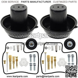 SecosAutoparts 2x Carburetor Repair Kit Rebuild Set Compatible with Honda Steed Shadow VT VLX 600 Diaphragm,5% coupon applied at checkout,with coupon