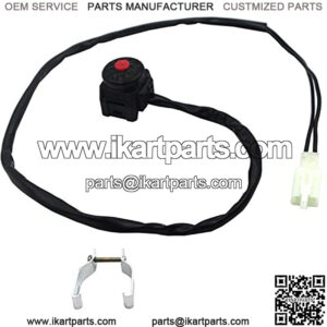 Wiring Loom Harness Kill Switch Key Switch 2-Wire Ignition Coil CDI Box Spark Plug Rebuild Kit for 50CC 70CC 90CC 110CC-160CC Kick Start Dirt Pit Bike ATV Buggy Go Kart Wire Harness