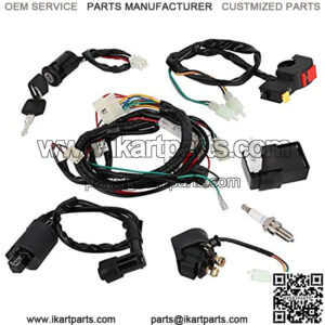 Atv - Go Kart Parts, Complete Electrics Stator Coil CDI Wiring Harness, Ignition Coil Kit, Fits for 150cc ATV/quad and dirt bike