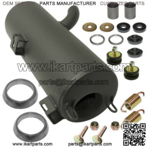 Exhaust Muffler Silencer & Kit for Polaris Sportsman 800 EFI 2007 W/Donuts