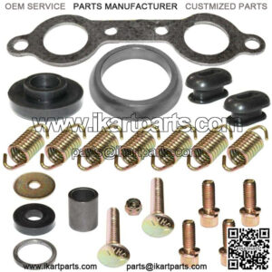 Exhaust Muffler Kit for Polaris Ranger Crew 800 4X4 Eps 2012