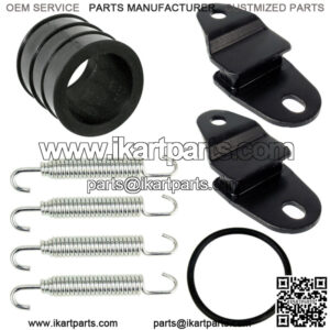 Exhaust Muffler Kit for Yamaha Banshee 350 YFZ350 YFZ 350 1987-2006