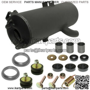 Black Exhaust Muffler And Kit For Polaris Sportsman 570 EFI 2014 2015 2016 2017