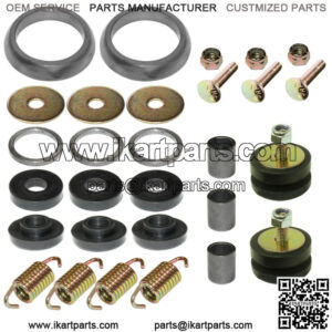 Exhaust Muffler Silencer Kit for Polaris Sportsman 500 4X4 Forest 2011 - 2013