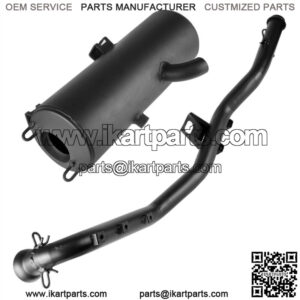 Exhaust Muffler and Pipe fits Polaris Sportsman 450 2006 2007 Muffler and Pipe