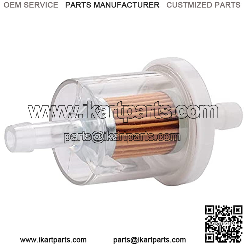 Physeed 10 Packs 1/4" Inline Fuel Filter Replacement for Kawasaki 49019-0027 Fuel Filter 40 Micron Small Engine Motorcycles Tractors Lawn Mowers Snowmobiles Garden Go Karts Generators - Image 5