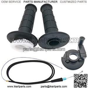 Mini Bike Throttle Assembly W/Mini Bike Throttle Grips and Brake Cable - Fits Xr80 Xr100 Crf70 Crf80 Crf100 Pit Dirt Motor Bike,Mini Bike - Long Lasting Mini Bike Throttle Kit twist throttle Kit