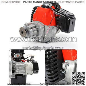 2 Stroke Racing Engine Motor Pocket/Quad/Mini Dirt Bike Single Cylinder Pull Start ATV Engine Dirt Bike Pocket Bike Motor 49cc