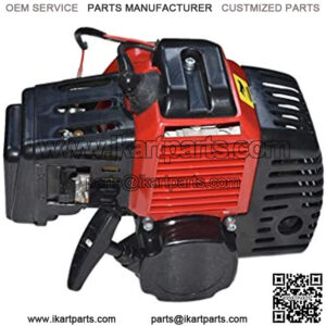 49cc 2-Stroke Engine Motor Single Cylinder Air Cooled Pull Start for Pocket Bike Gas Scooter Mini Chopper ATV