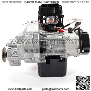 49cc 2-stroke Motor Pocket Bike Engine with Performance Single Cylinder Pull Start Engine Mini Bikes Exhaust Motor Kit for Mini Pocket Dirt Pit Bike