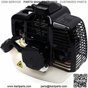 49CC 2 Stroke Engine Motor Kit Pull Start Air-cooled Single Cylinder Replacement Engines with Fuel Tank For Gas Scooters, ATV, Pocket Bikes, And Mini Choppers