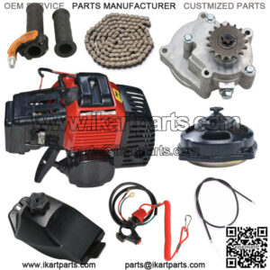 50cc 2 Stroke Engine Motor For Petrol Gas Pocket Mini Bike Scooter ATV Go Kart