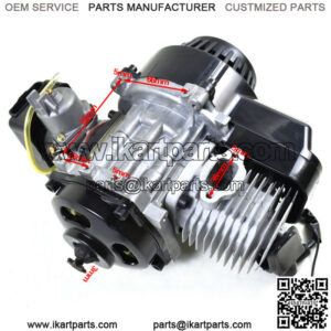2 Stroke 47cc 49cc Engine Motor Fr ATV Pocket Dirt Mini Bike Rocket Quad Scooter