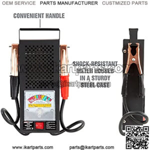 24338 100A Battery Load Tester & Voltage Tester, Easy-to-Use Car Battery Tester, Works On Trucks, RVs, Golf Carts