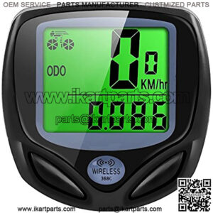 SY Bicycle Speedometer and Odometer Wireless Waterproof Cycle Bike Computer with LCD Display & Multi-Functions by YS