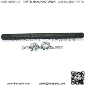 Mini Bike Axle 5/8 x 8.75" With 1" Thread Length + 2 Lock Nuts.