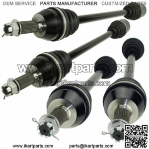Front Rear Left Right CV Joint Axles for Polaris RZR XP 1000 2014 2015