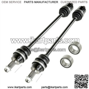 Front Left and Right CV Joint Axle w/ Bearing for Polaris RZR 4 XP 900 2012 2013