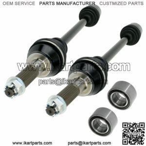 Rear Left Right CV Joint Axle W/ Bearing for Polaris Ranger 500 4X4 EFI 2010