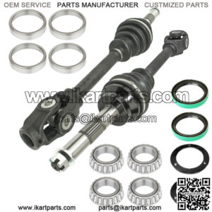 2 Front CV Joint Axle W/ Bearing for Polaris Scrambler 500 1999-2009 Usa Neapco