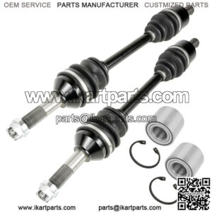 Rear Left and Right CV Joint Axle w/ Bearing for Kawasaki 59266-0002 59266-0023