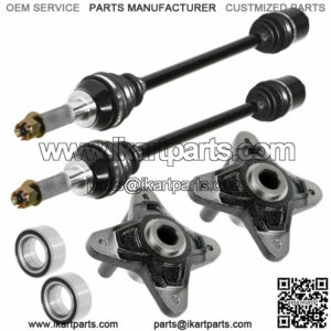 2 Rear Wheel Hub CV Joint Axle Bearing for Polaris RZR 4 900 2014/ RZR 900 2014