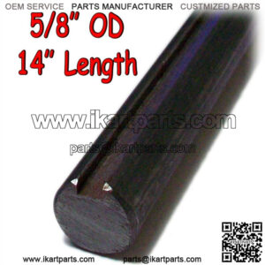 5/8" x 14" Keyed Jackshaft Drift Trike Axle Kit Go Kart Cart Parts Steel New