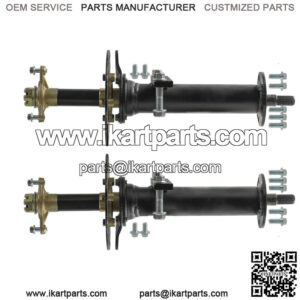 30" Differential Rear Axle Kit Shaft w/ Hubs, Brake Disc For Go Kart Cart ATV
