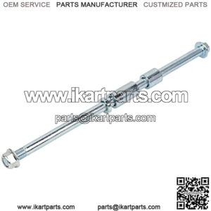 12mm 330mm Front Rear Axle with Bushing 38mm 22mm 5mm Fit for Pit Dirt Bike Moped Scooter QUAD ATV Mini Bike Parts