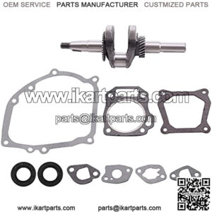 196cc 212cc Go Kart 3/4" Crankshaft Crank with Gasket Kit Fit for Compatible with Honda GX200 Predator Go Kart and Mini Bike 196cc 212cc