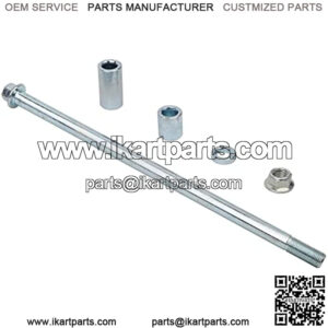 12mm 280mm Front Rear Axle with Bushing 5mm 20mm 30mm Fit for Pit Dirt Bike Moped Scooter QUAD ATV Mini Bike Parts